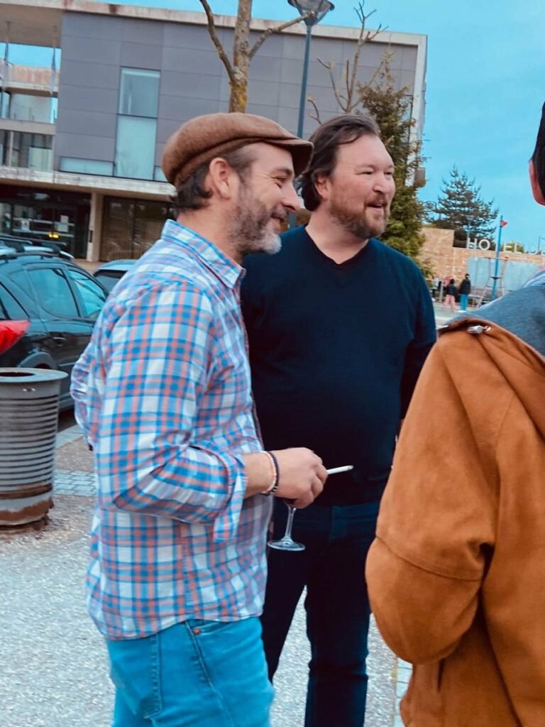 Les musiciens de Carny Barker avant un concert
